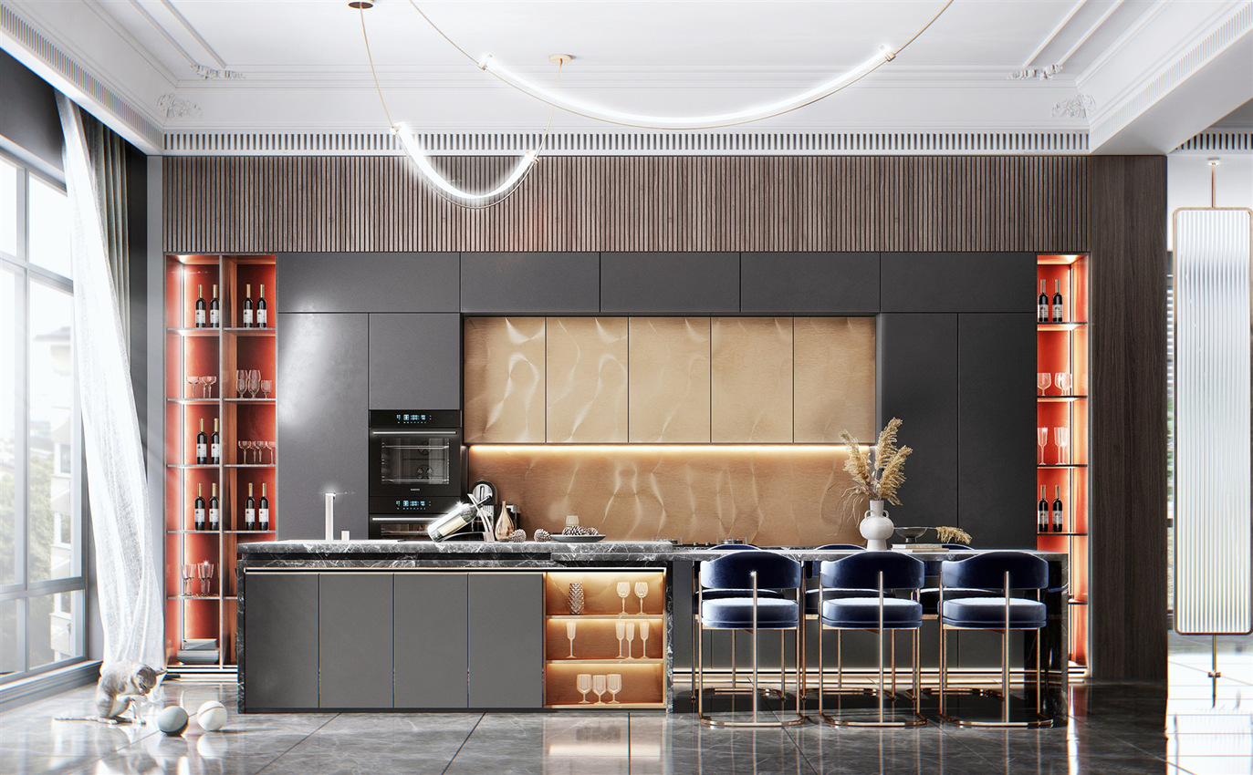 TỦ BẾP MELAMIN THÁI LAN 10